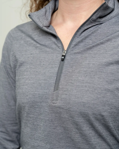 Closeup of a TM1WW003 TravisMathew Ladies Crestview 1/4-Zip