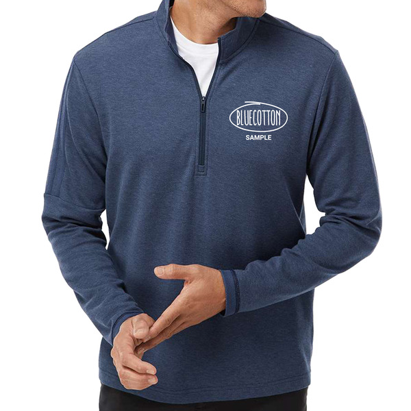 A554 Adidas 3-Stripes Quarter-Zip Sweater