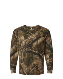 Image of a model wearing 3981 Code V Realtree Camouflage Long Sleeve T-Shirt
