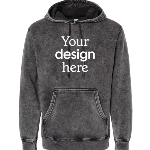 Sample image of PRM4500MW Independent Trading Co. Unisex Midweight Mineral Wash Hooded Sweatshirt