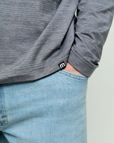 Closeup of a TM1MW452 TravisMathew Crestview 1/4-Zip