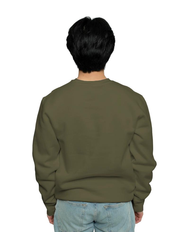 Image of a model wearing a IND3000 Independent Trading Co. Unisex Heavyweight Crewneck Sweatshirt