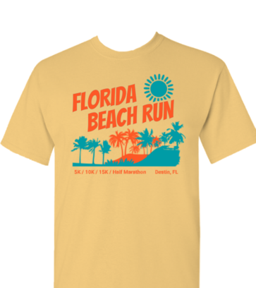 Beach 5K design idea