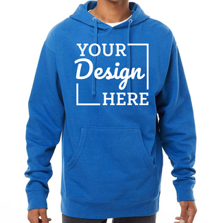 Custom Featured Brands:  SS4500 Independent Trading Co. Midweight Hooded Sweatshirt