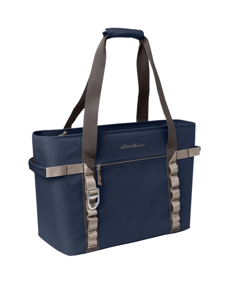 Image of a model wearing a EB801 Eddie Bauer Max Cool Tote Cooler