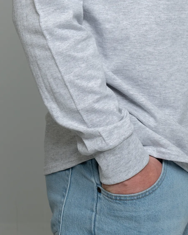 Closeup of a PC61LS Port & Company Long Sleeve