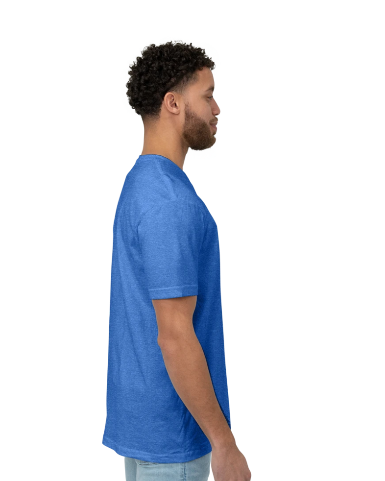 Image of a model wearing a 64000 Gildan SoftStyle Tee