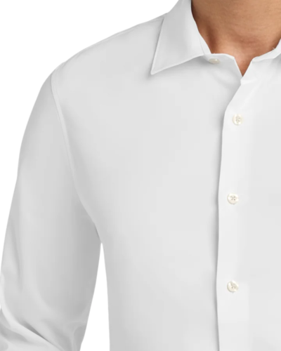 Closeup of a W680 Port Authority City Stretch Shirt