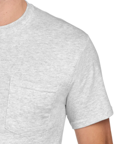 Closeup of a 29MP Jerzees Pocket Tee