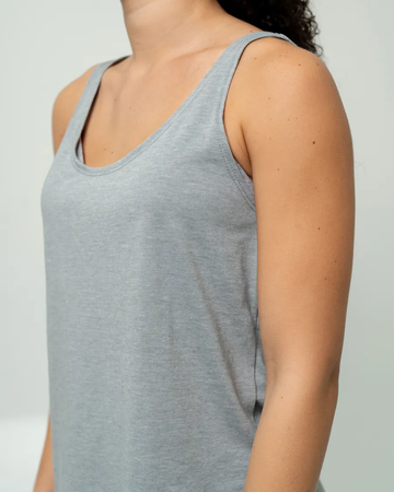 Closeup of a 5033 Next Level Women's Festival Tank