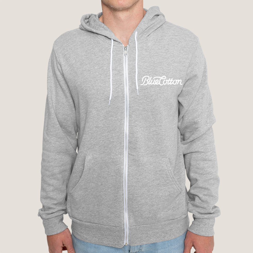 Image of 3739 Bella + Canvas Unisex Sponge Fleece Full-Zip Hoodie
