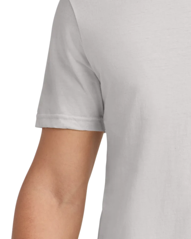 Closeup of a 64000 Gildan SoftStyle Tee Overstock