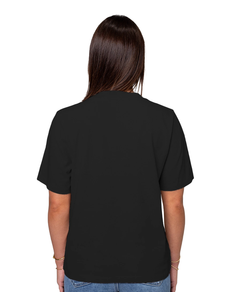 Image of a model wearing a 4082 AS Colour Women's Heavy Faded Tee