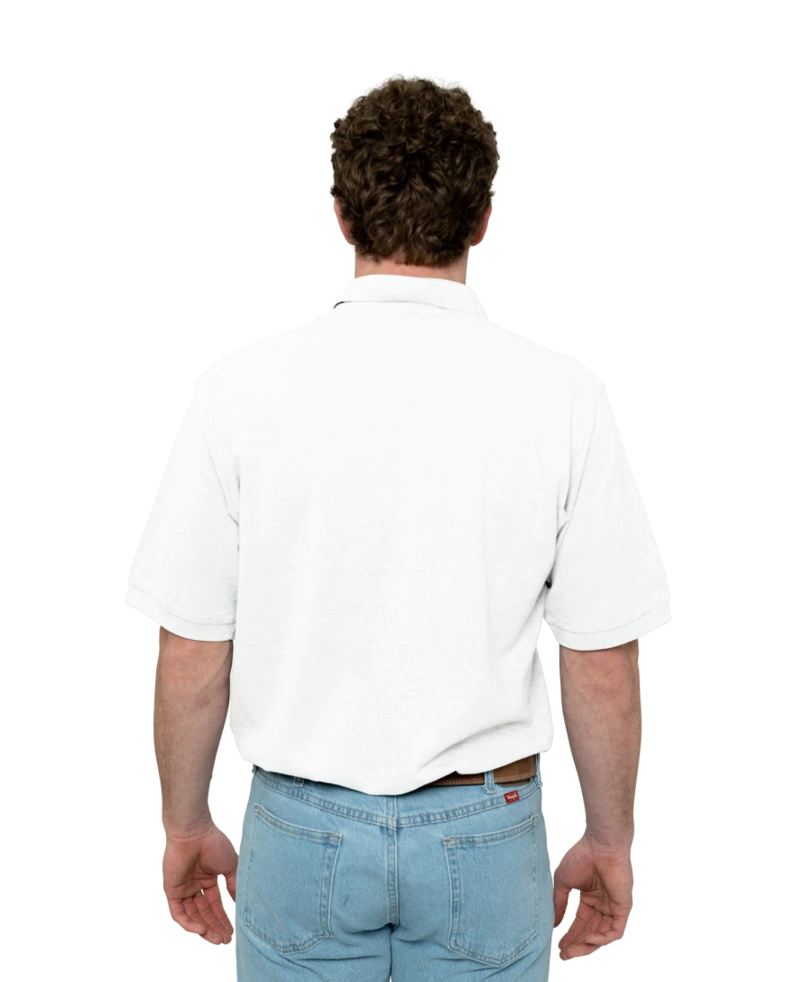 Image of a model wearing a K420 Port Authority Pique Knit Sport Shirt