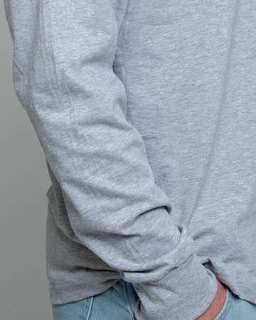 Closeup of a 5250 Hanes Authentic Tagless Tee