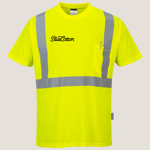 Sample image of S190 Portwest Hi-Vis Pocket T-Shirt