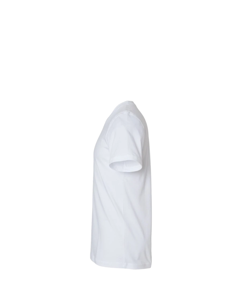 Image of a model wearing a 3001U Bella + Canvas Made in the USA Unisex Tee