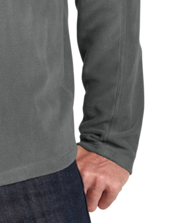 Closeup of a F224 Port Authority Microfleece 1/2-Zip Pullover