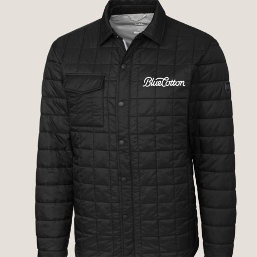 Sample image of MCO00032 Cutter & Buck Rainier PrimaLoft® Mens Eco Insulated Quilted Shirt Jacket