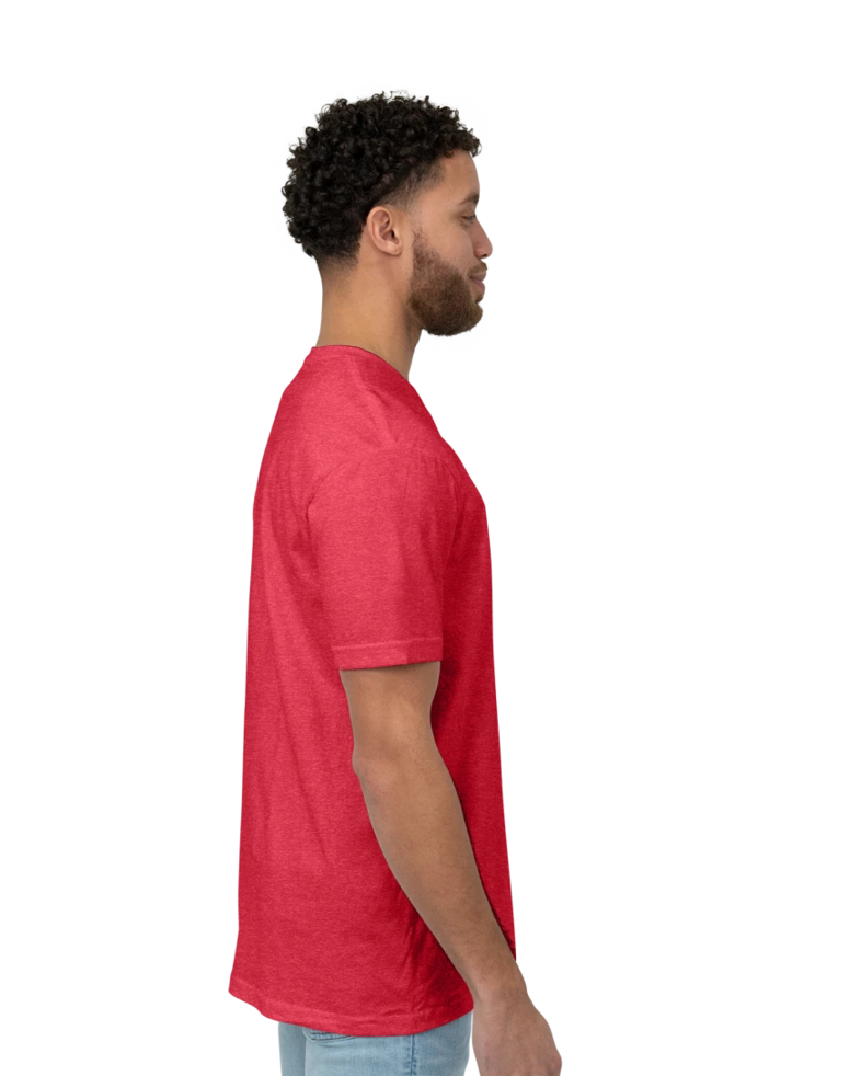 Image of a model wearing a 64000 Gildan SoftStyle Tee