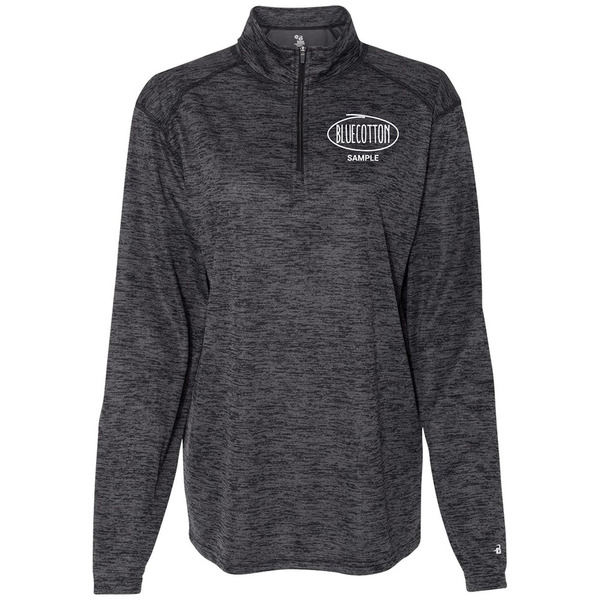 4173 Badger Tonal Blend Ladies 1/4 Zip