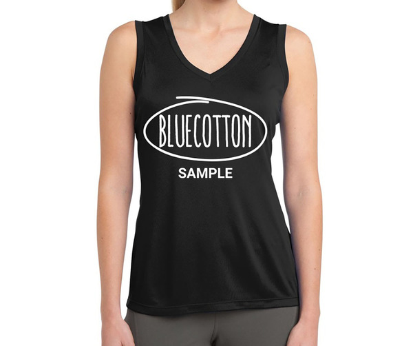 LST352 Sport-Tek Ladies Sleeveless PosiCharge Competitor V-Neck Tee