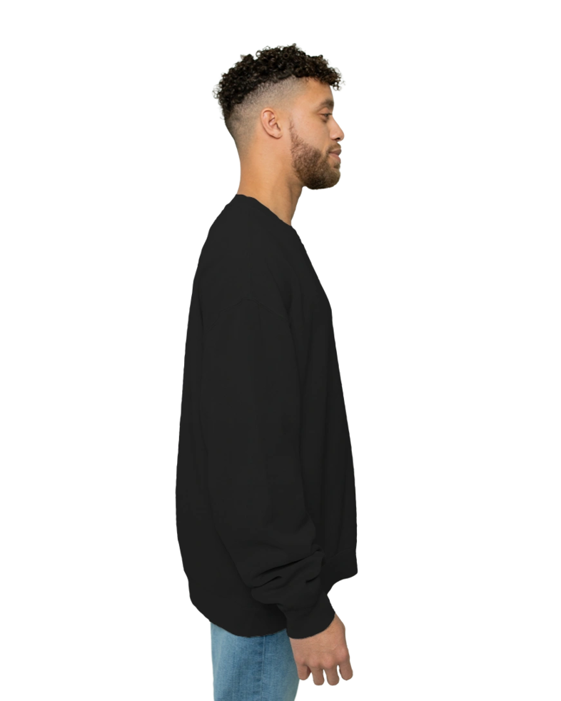 Image of a model wearing a 5165 AS Colour Relax Faded Crew