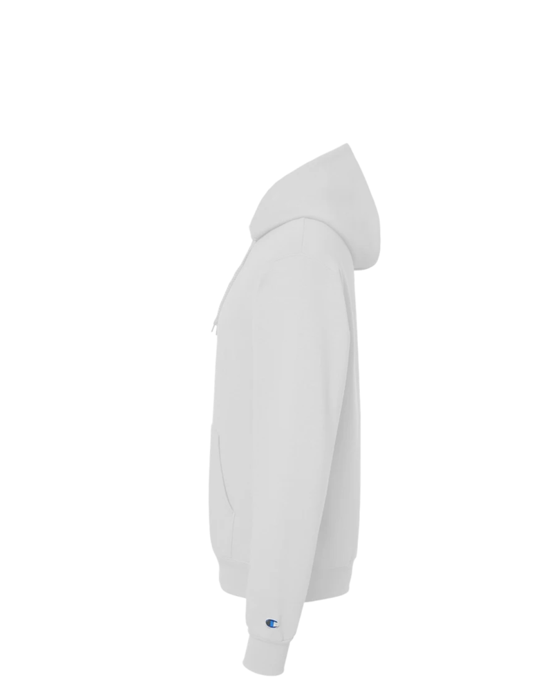 Image of a model wearing a S700 Champion Eco Fleece Pullover Hoodie