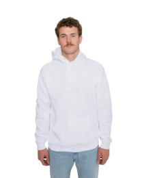 Image of a model wearing 996M Jerzees NuBlend Hooded Sweatshirt