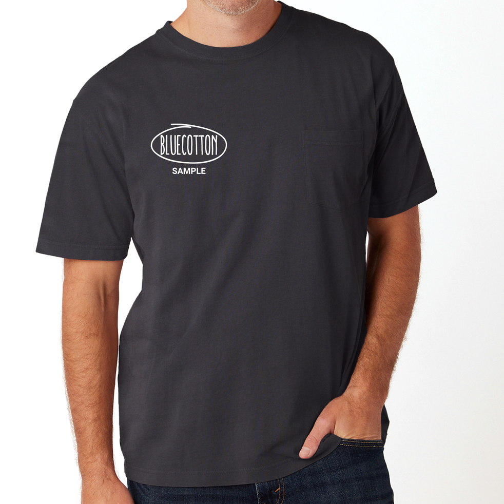 Image of OU1620 Cotton Heritage Garment Dye Short Sleeve Pocket T-Shirt