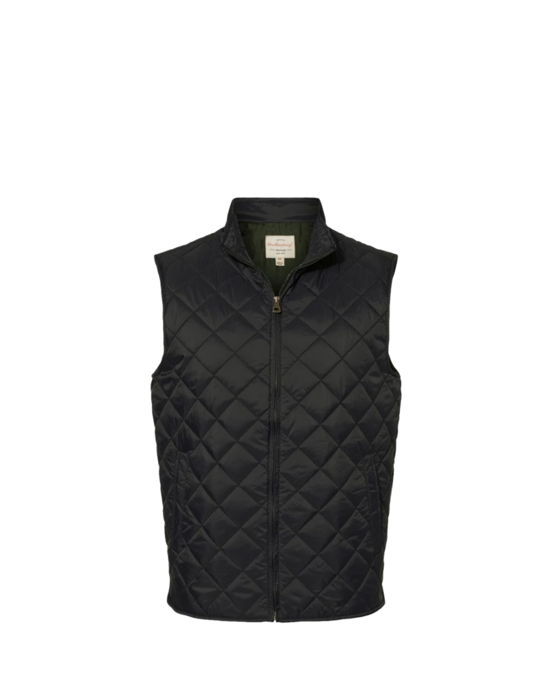 Image of a model wearing a 207359 Weatherproof Vintage Diamond Quilted Vest
