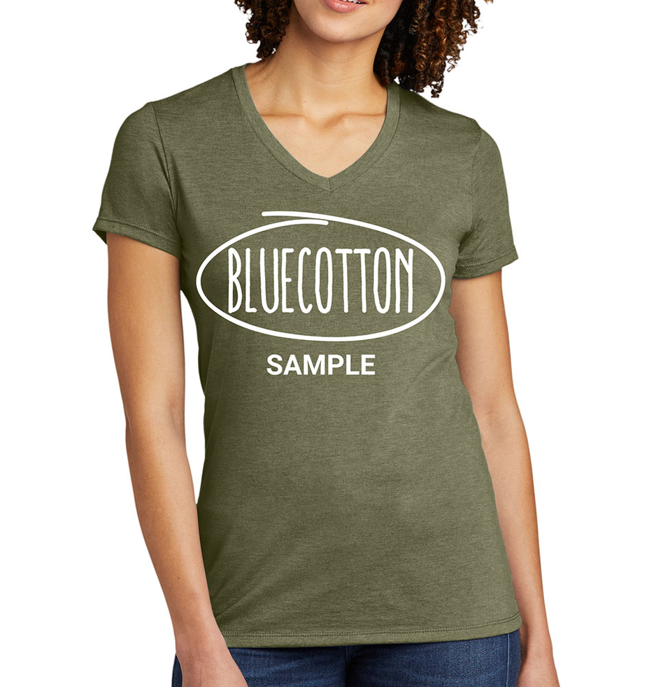 Image of AL2018 Allmade® Women’s Tri-Blend V-Neck Tee