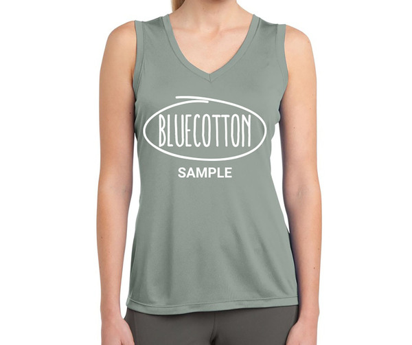 LST352 Sport-Tek Ladies Sleeveless PosiCharge Competitor V-Neck Tee