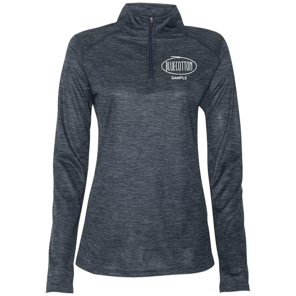 4173 Badger Tonal Blend Ladies 1/4 Zip