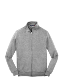Image of a model wearing ST259 Sport-Tek Full Zip Sweatshirt
