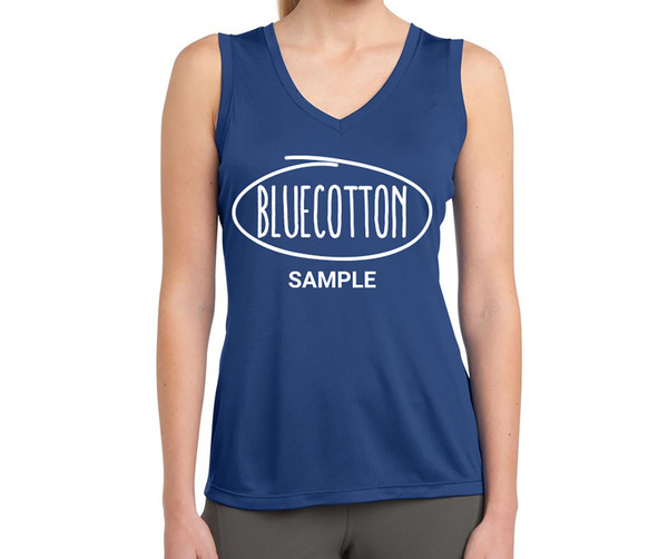 LST352 Sport-Tek Ladies Sleeveless PosiCharge Competitor V-Neck Tee