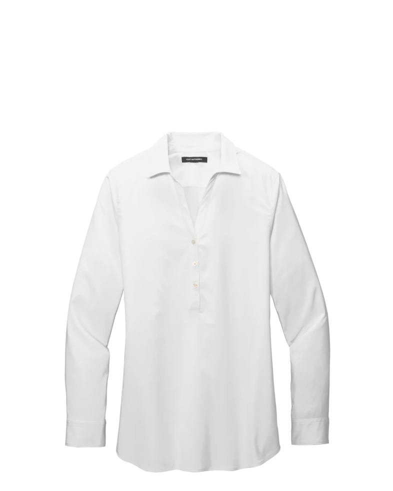 Image of a model wearing a LW680 Port Authority Ladies City Stretch Tunic