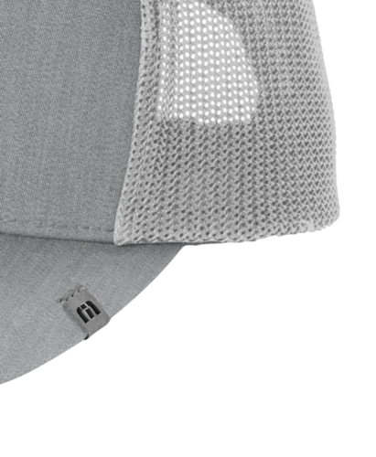 Closeup of a TM1MU423 TravisMathew Cruz Trucker Cap