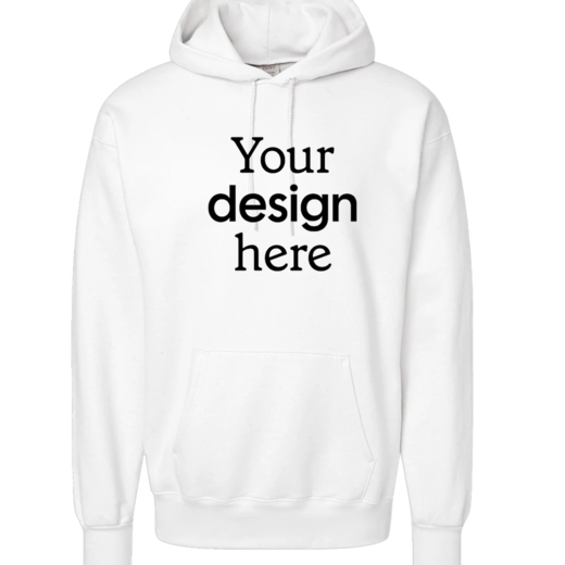 Sample image of F170 Hanes Pullover Hooded Sweatshirt
