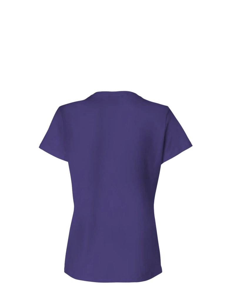 Image of a model wearing a SL04 Hanes Junior Fit Nano-T