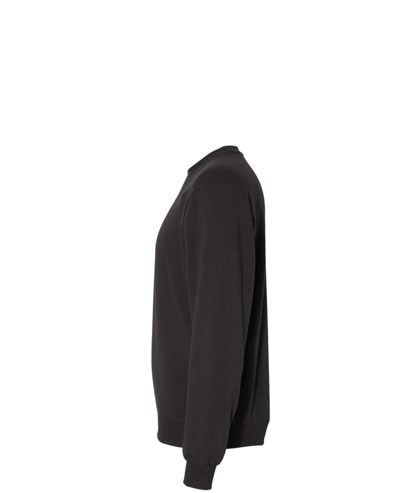 Image of a model wearing a PRM30SBC Independent Trading Co. Unisex Special Blend Raglan Sweatshirt