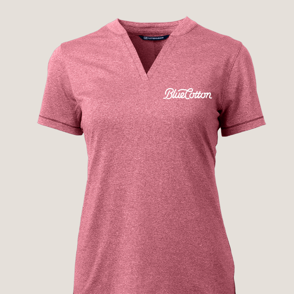 Image of LCK00153 Cutter & Buck Forge Heathered Stretch Womens Blade Top