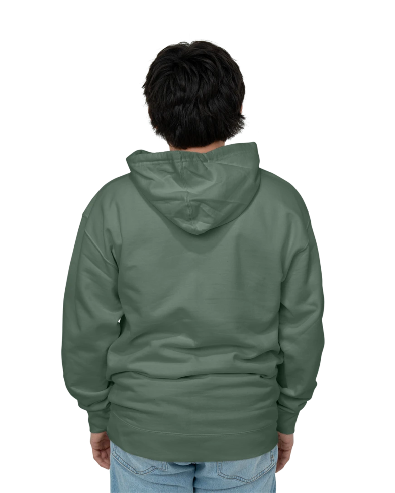 Image of a model wearing a SS4500 Independent Trading Co. Midweight Hooded Sweatshirt