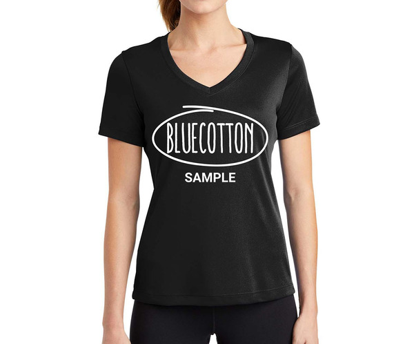 LST353 Sport-Tek Ladies Vneck short sleeve PosiCharge Competitor
