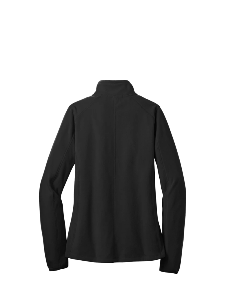 Image of a model wearing a L224 Port Authority Ladies Microfleece 1/2-Zip Pullover