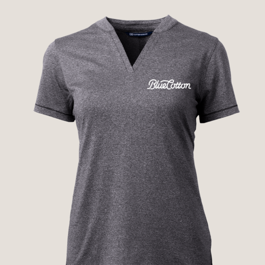 Sample image of LCK00153 Cutter & Buck Forge Heathered Stretch Womens Blade Top