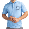 MCK01170 Cutter & Buck Virtue Eco Pique Tile Print Recycled Mens Polo
