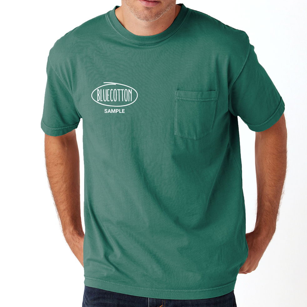 Image of OU1620 Cotton Heritage Garment Dye Short Sleeve Pocket T-Shirt