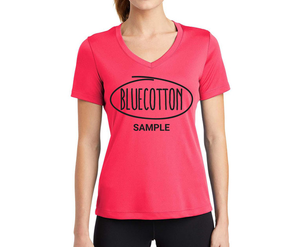 LST353 Sport-Tek Ladies Vneck short sleeve PosiCharge Competitor