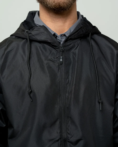 Closeup of a EXP54LWZ Independent Trading Co. Unisex Lightweight Windbreaker Full-Zip Jacket